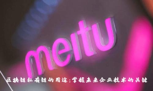 区块链私有链的用途：掌握未来企业技术的关键