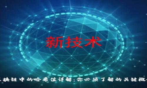 区块链中的哈希值详解:你必须了解的关键概念