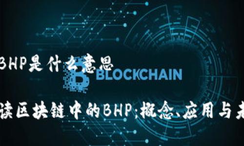 区块链BHP是什么意思
全面解读区块链中的BHP:概念、应用与未来展望