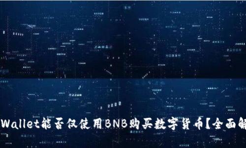 ### TPWallet能否仅使用BNB购买数字货币?全面解答与分析