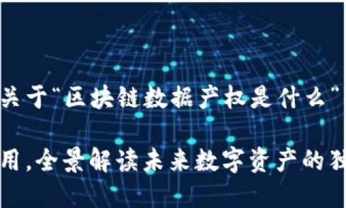 在这里，我将为您提供一个关于“区块链数据产权是什么”的详细介绍，以及和关键词。

区块链数据产权：创新与应用，全景解读未来数字资产的独特价值